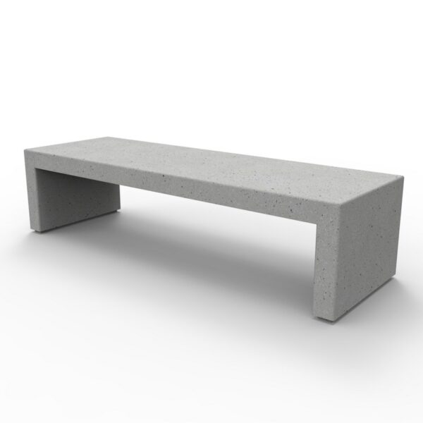 Banc en béton architectonique