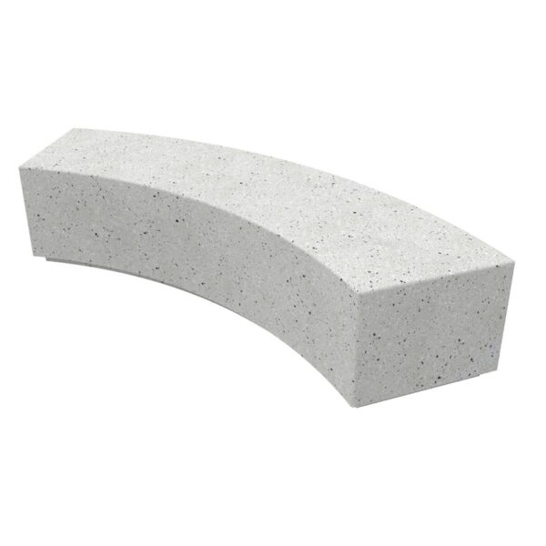 Banc en béton architectonique